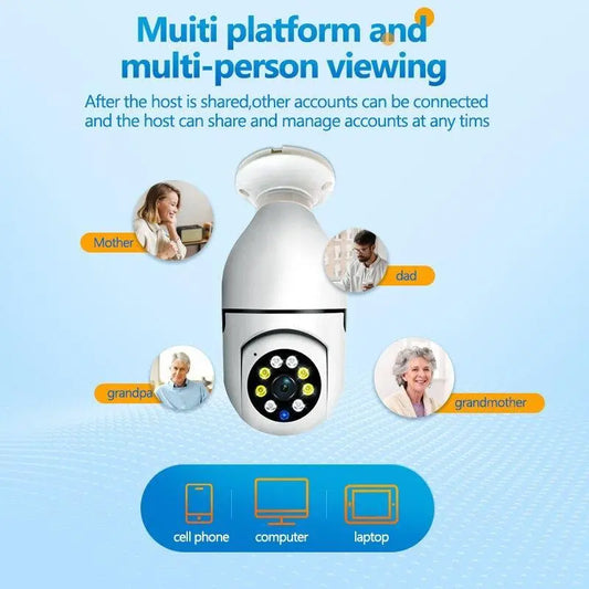 5G Bulb E27 Surveillance Camera None