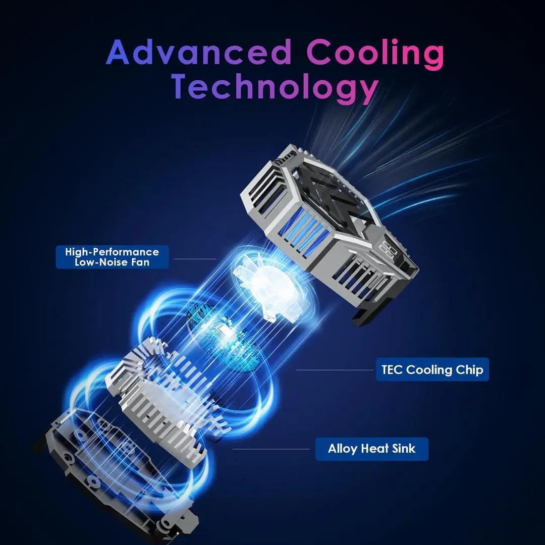 Phone Cooler Z9 with Temperature Display None